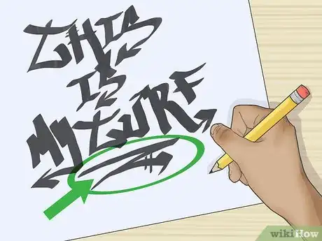 Imagen titulada Create Your Own Graffiti Style Step 7