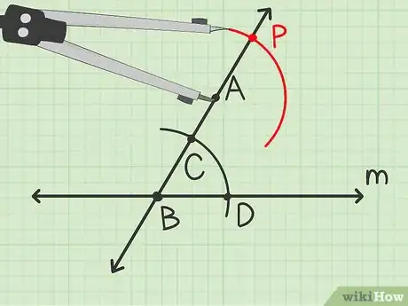 Imagen titulada Construct a Line Parallel to a Given Line Through a Given Point Step 19