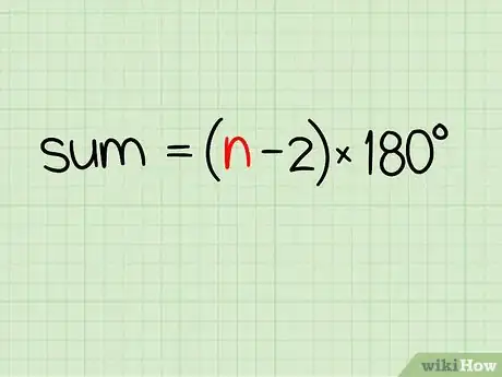 Imagen titulada Calculate the Sum of Interior Angles Step 1