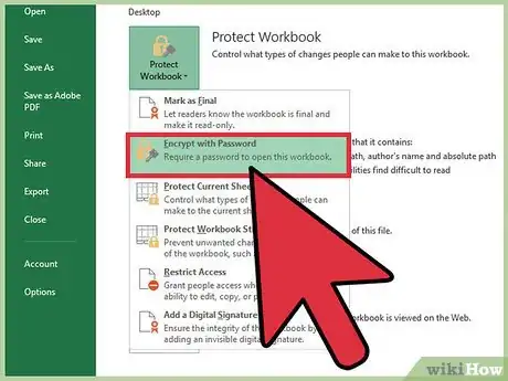 Imagen titulada Password Protect an Excel Spreadsheet Step 4