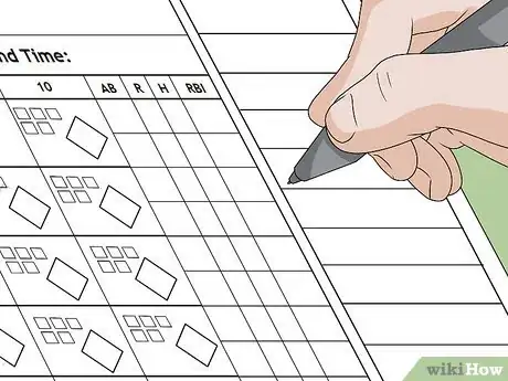 Imagen titulada Mark a Baseball Scorecard Step 7