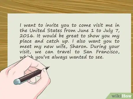 Imagen titulada Write an Invitation Letter for a Visa Step 7