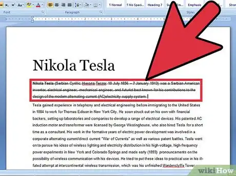 Imagen titulada Cross Out Words in a Microsoft Word Document Step 6