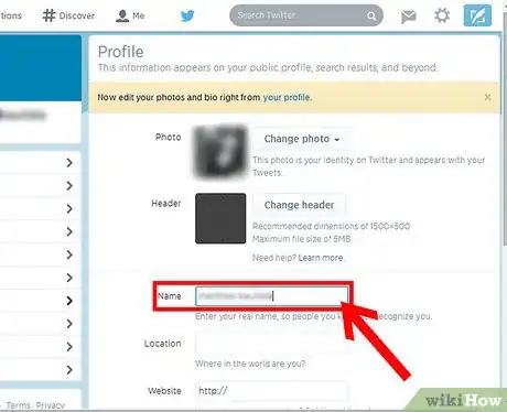 Imagen titulada Edit Your Profile Settings on Twitter Step 7