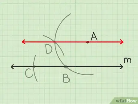 Imagen titulada Construct a Line Parallel to a Given Line Through a Given Point Step 14