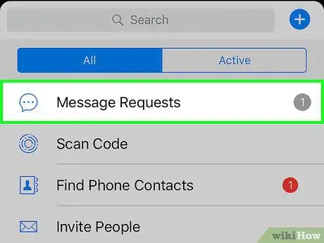 Imagen titulada Accept Message Requests on Facebook Step 3