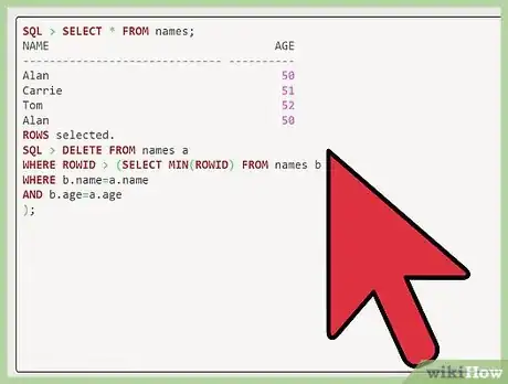 Imagen titulada Delete Duplicate Records in Oracle Step 12