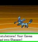 obtener todas las evoluciones de Eevee en Pokémon Oro HeartGold y Plata SoulSilver