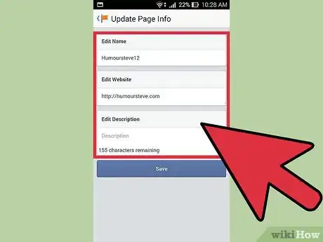 Imagen titulada Update Your Page Info Using Facebook Pages Manager Step 6