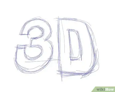 Imagen titulada Draw 3D Letters Step 7