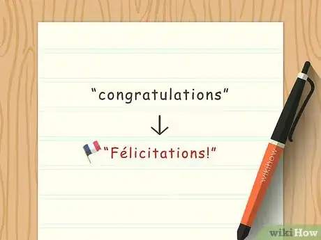 Imagen titulada Say Congratulations in French Step 1