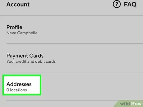 Imagen titulada Change an Address on DoorDash on Android Step 4