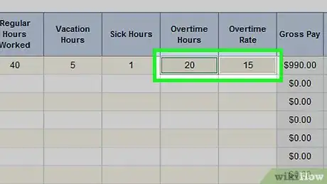 Imagen titulada Prepare Payroll in Excel Step 16