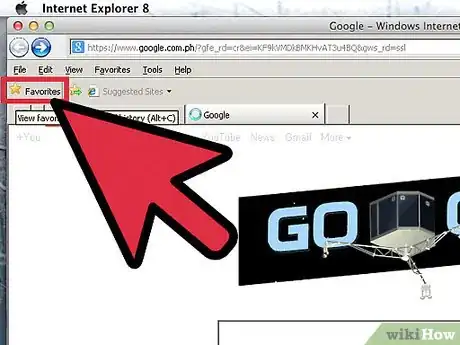 Imagen titulada Bookmark a Web Page on Internet Explorer Step 3