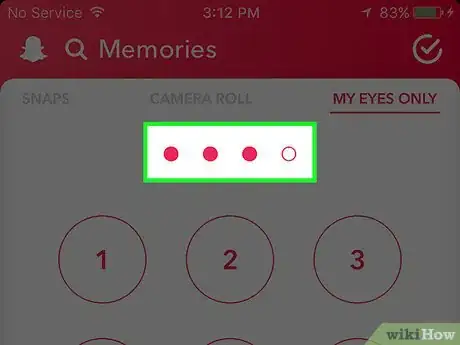 Imagen titulada Keep Snapchat Memories Private Step 6