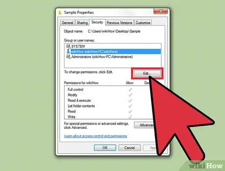 Imagen titulada Change File Permissions on Windows 7 Step 5