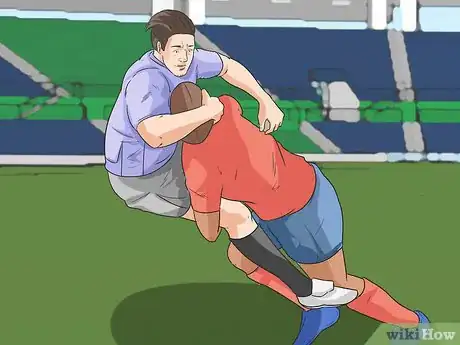 Imagen titulada Rugby Tackle Step 1