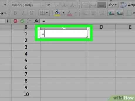 Imagen titulada Multiply in Excel Step 3