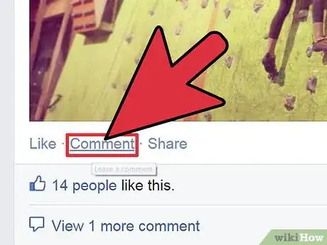 Imagen titulada Comment on a Photo on Facebook Step 5