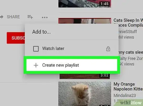 Imagen titulada Create a New Playlist on YouTube Step 16