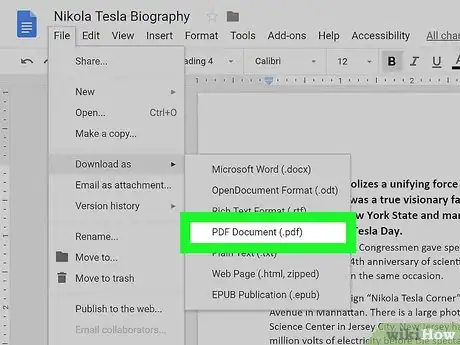 Imagen titulada Convert a Microsoft Word Document to PDF Format Step 14