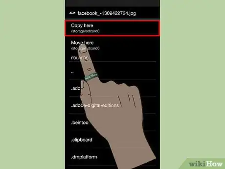 Imagen titulada Save Facebook Photos from Android's Facebook App to SD Card Step 8