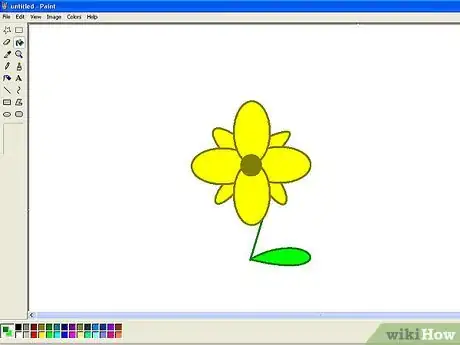 Imagen titulada Draw a Flower in Microsoft Paint Step 16
