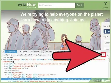 Imagen titulada Use the Inspect Element in Mozilla Firefox Step 7