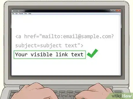 Imagen titulada Create an Email Link in HTML Step 6