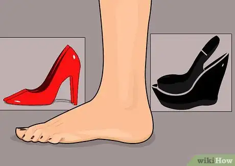 Imagen titulada Be Comfortable Wearing High Heels when You're Tall Step 1