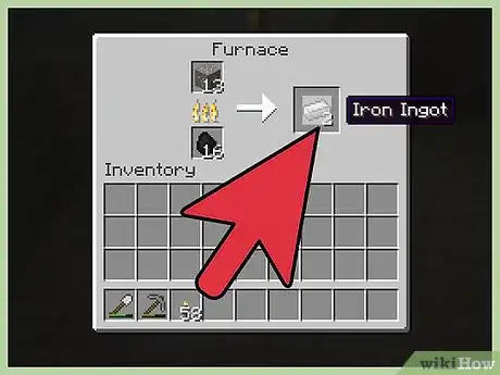 Imagen titulada Make a Minecart in Minecraft Step 4