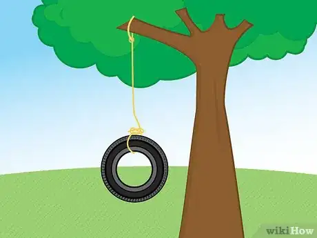 Imagen titulada Make a Tire Swing Step 12