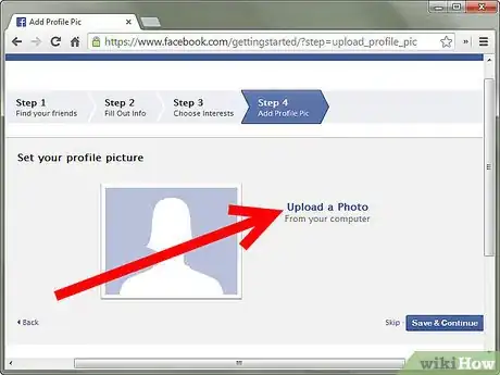 Imagen titulada Create a Facebook Profile Step 8