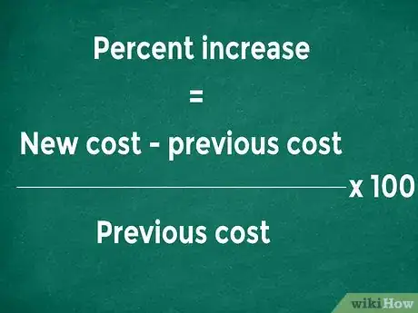 Imagen titulada Calculate Cost Increase Percentage Step 5