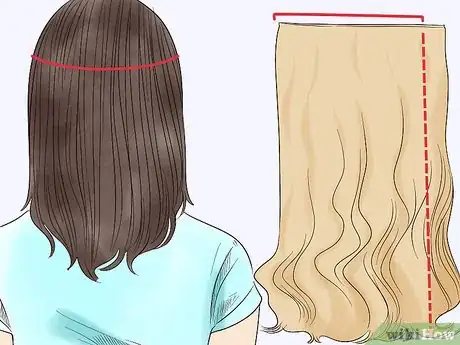 Imagen titulada Make Hair Extensions Step 2