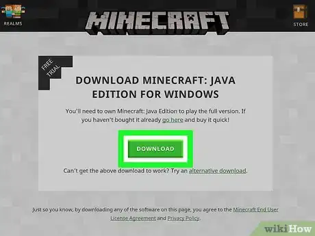 Imagen titulada Download Minecraft for Free Step 1