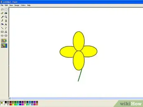 Imagen titulada Draw a Flower in Microsoft Paint Step 13