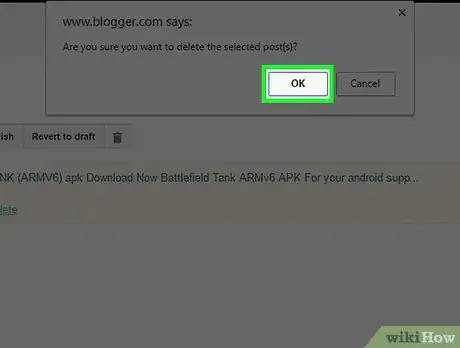 Imagen titulada Delete a Blog on Blogger Step 13