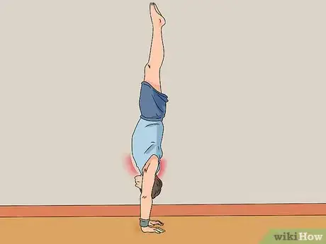 Imagen titulada Work up to a Handstand Push Up Step 2