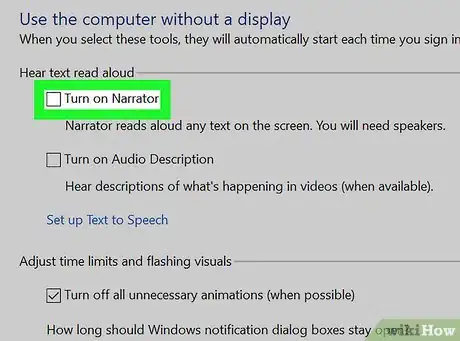 Imagen titulada Turn Off the Microsoft Narrator Start Up Step 7