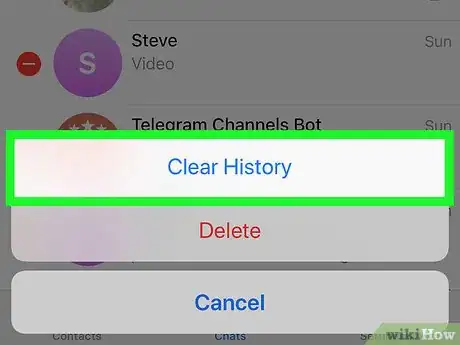 Imagen titulada Delete Messages on Telegram on iPhone or iPad Step 14