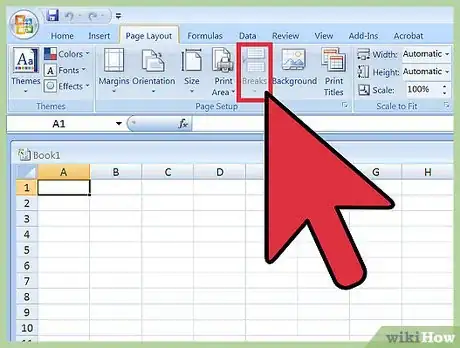 Imagen titulada Insert a Page Break in an Excel Worksheet Step 4