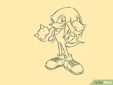 Imagen titulada Draw Sonic Characters Step 45