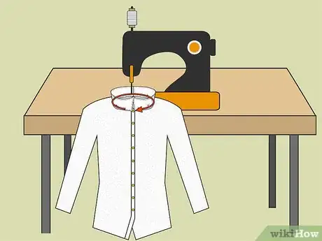 Imagen titulada Sew a Shirt Collar Step 12