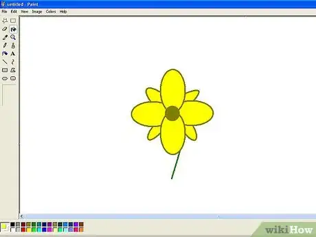 Imagen titulada Draw a Flower in Microsoft Paint Step 15