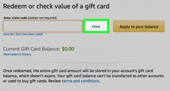 verificar el saldo de una tarjeta de regalo de Amazon