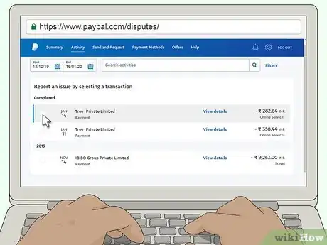Imagen titulada Report Fraud on PayPal Step 2