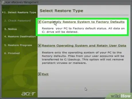 Imagen titulada Restore a Computer to Factory Settings in Windows 7 Step 22