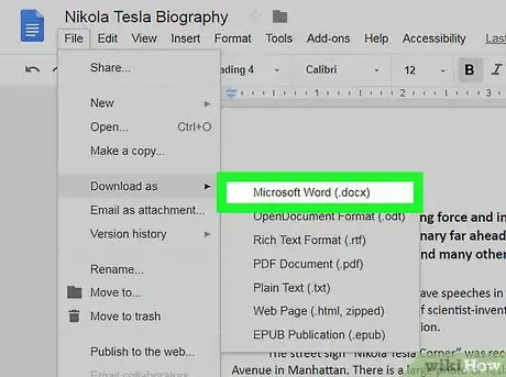 Imagen titulada Download Google Docs Step 5