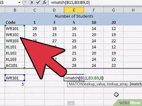 Imagen titulada Match Data in Excel Step 6